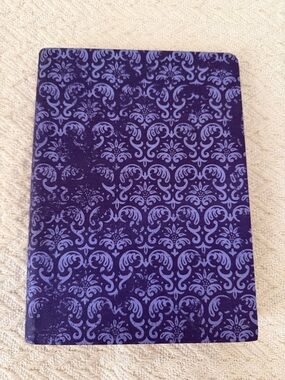 Purple Damask Notebook Cover